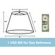 preview thumbnail 2 of 88, Hardback Faux Silk Conical Lamp Shade, 5 inch Top, 9 inch Bottom, 7 inch Slant