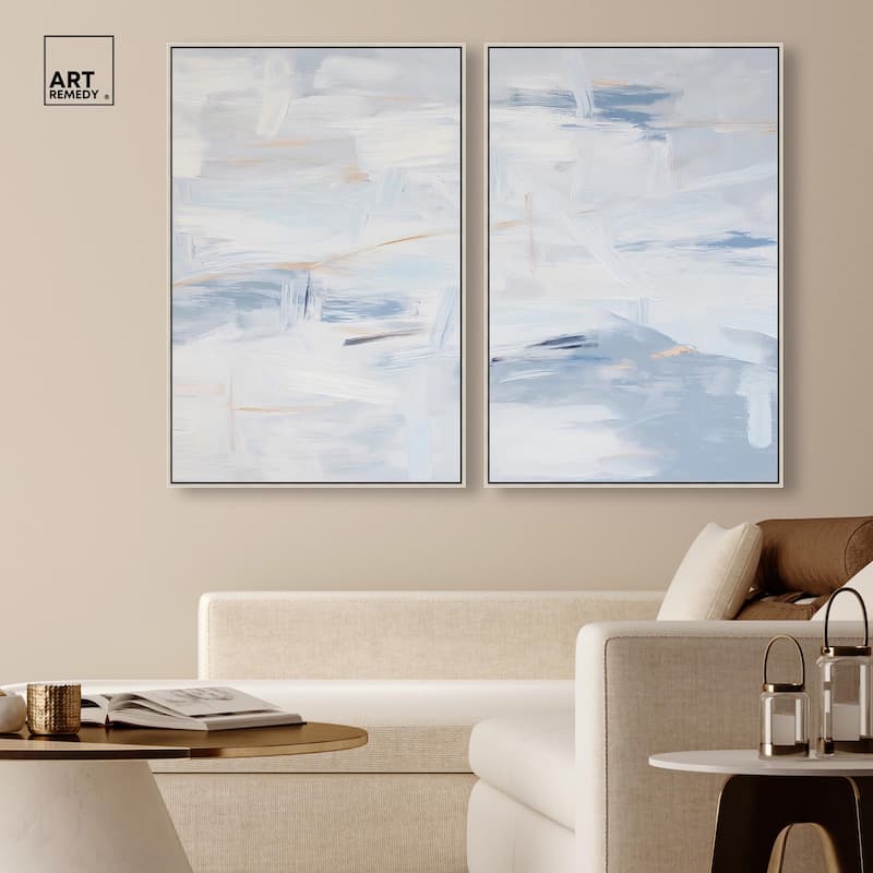Frozen in Time I Canvas Set of 2 by Art Remedy