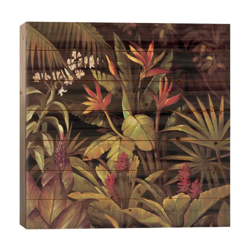 Seminyak I Print On Wood by Rodolfo Jimenez - Multi-Color - 26x26x1.5