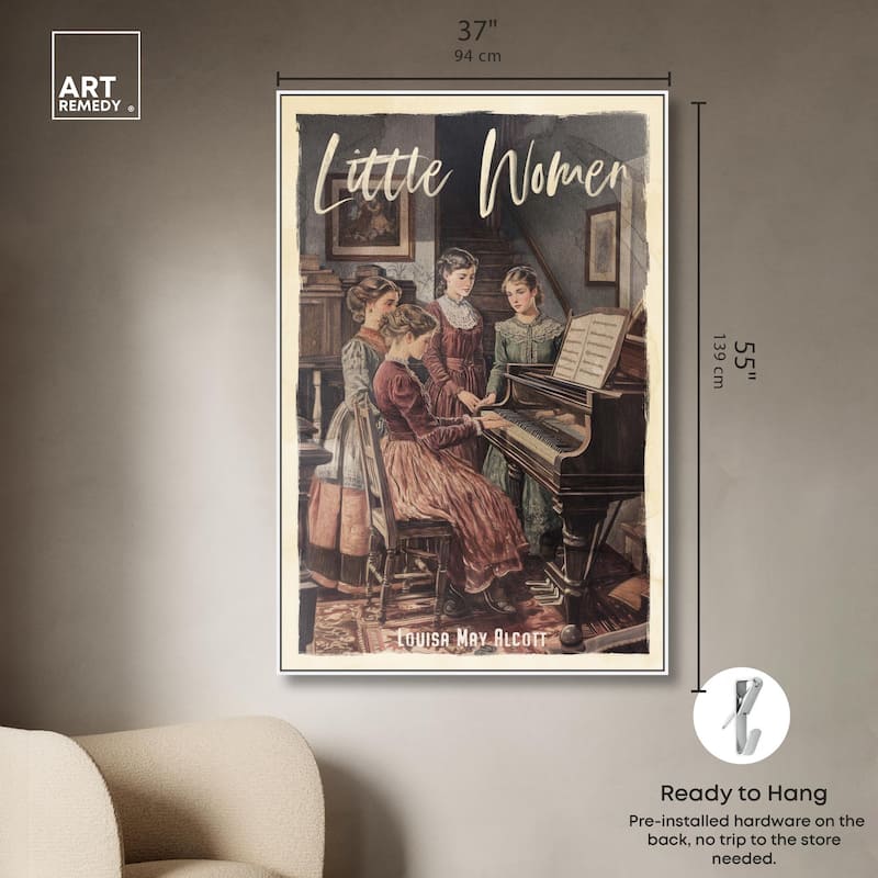 Little Women Canvas by Art Remedy