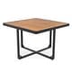 preview thumbnail 10 of 16, 18-Pieces Acacia Wood Patio Dining Set, 8 Cushioned Chairs & 8 Ottomans & 2 Square Table