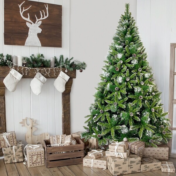 7.4ft Christmas Tree with Metal Stand 49.2