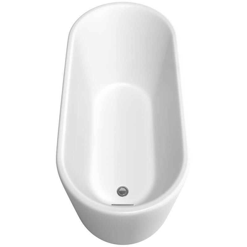 Wyndham Collection Ursula 59" Free Standing Acrylic Soaking Tub with