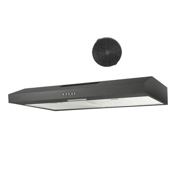 Tieasy Under Range Hood 30 inches Ducted Ductless Over Stove