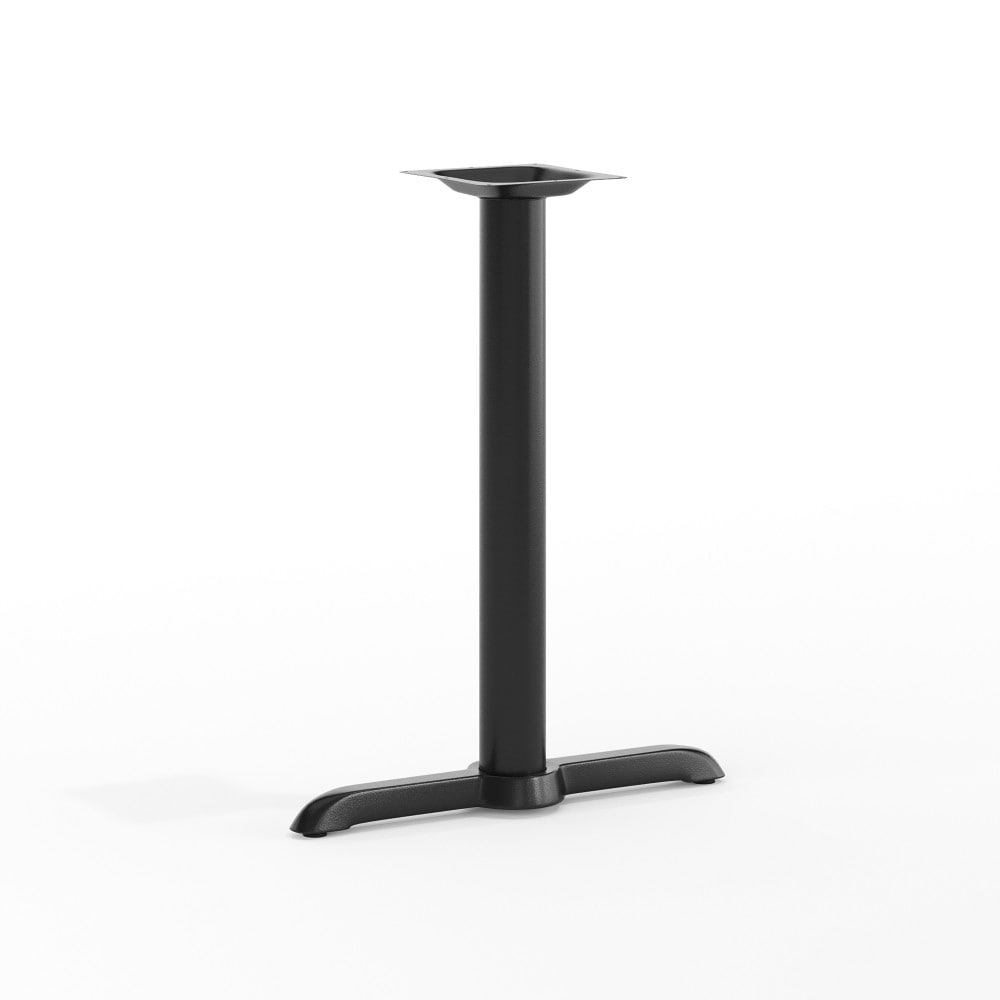 5" x 22" Restaurant Table T-Base with 3" Dia. Table Height Column - 5"D x 22"W x 28"H
