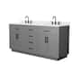 Option Dark Gray, Black Trim, Giotto Quartz Top