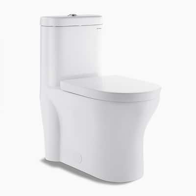Swiss Madison Monaco 0.8-1.28 GPF One-Piece Elongated Dual Flush
