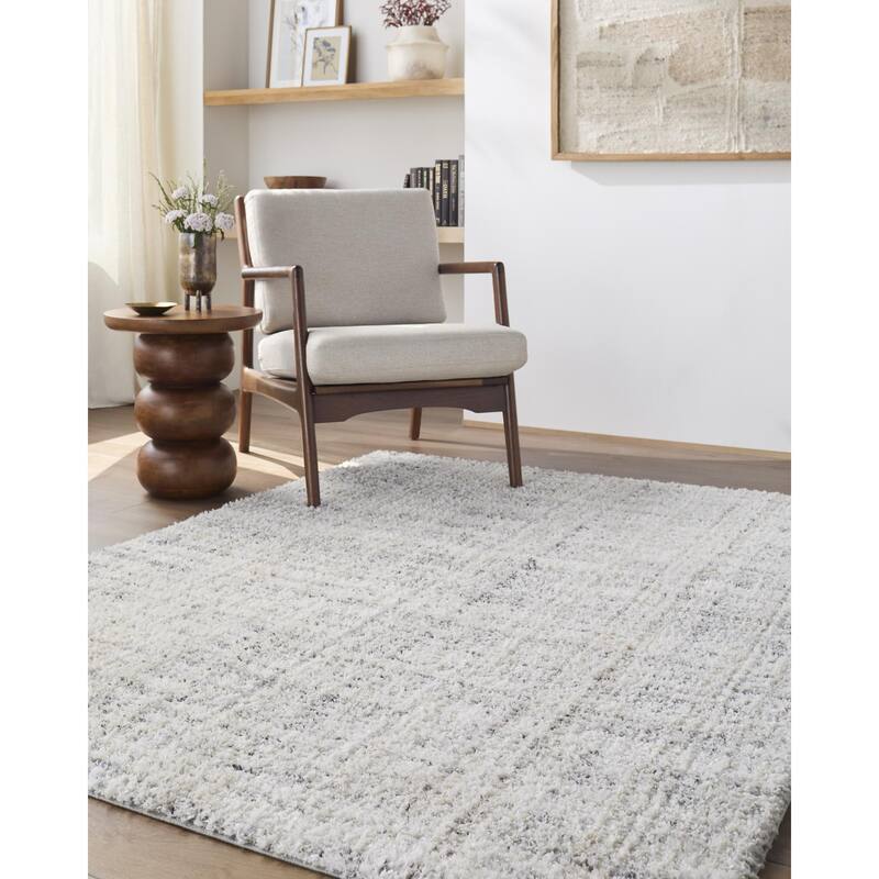 Livabliss Honour Bohemian & Eclectic Area Rug - Light Gray - 5'3" x 7'