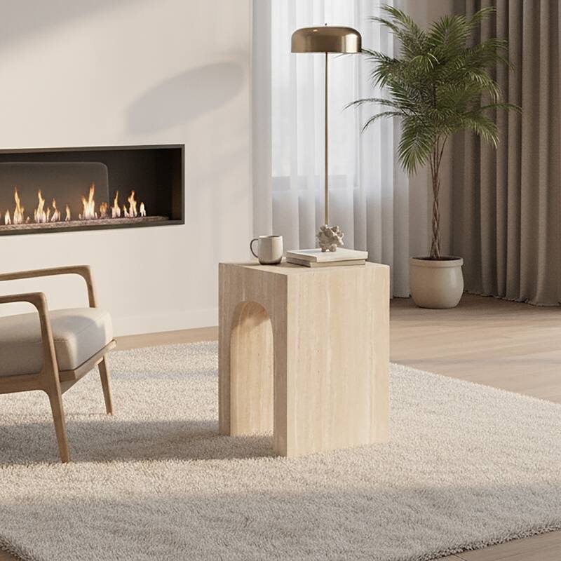 Contemporary ECC Concrete Contract Grade Accent Table