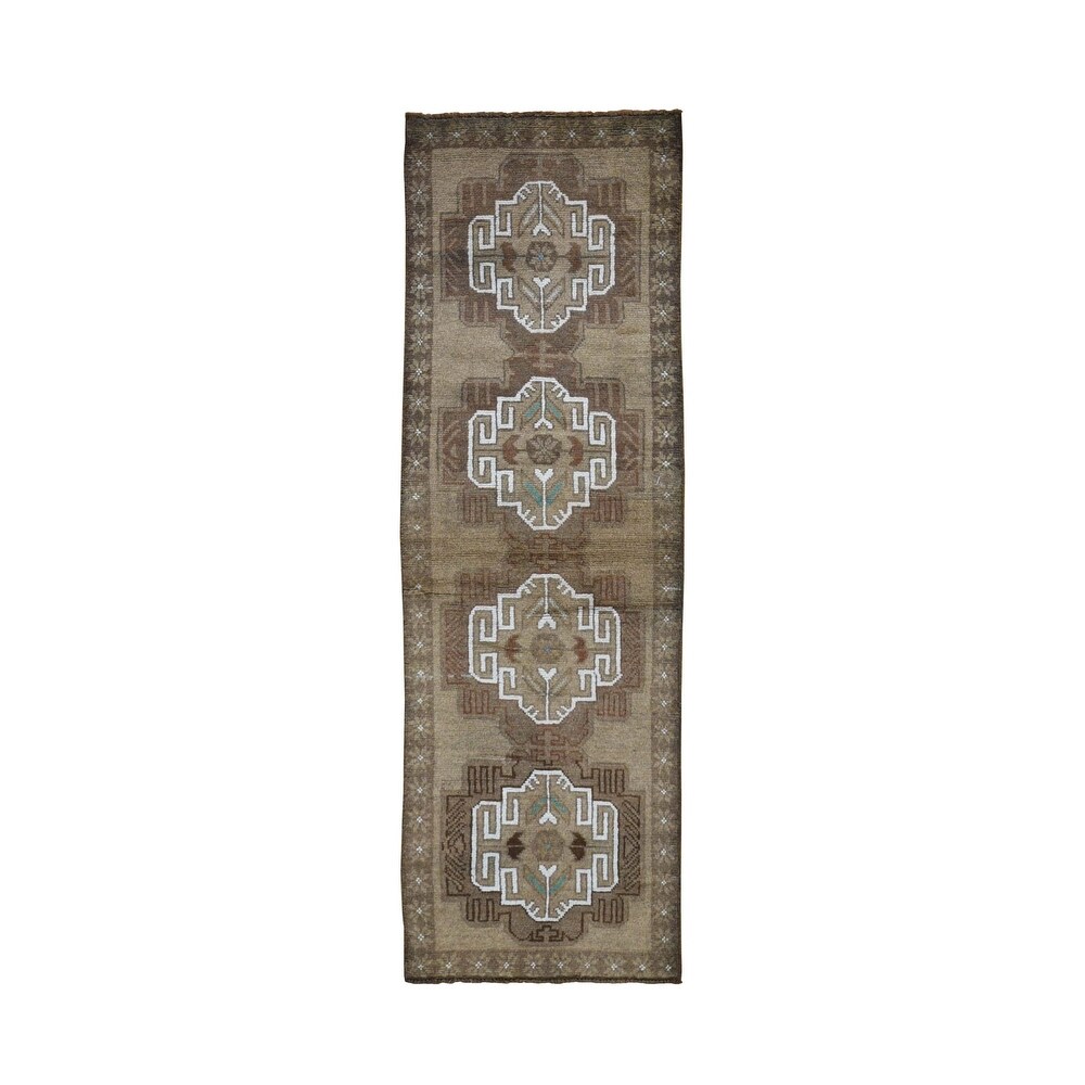 Shahbanu Rugsshahbanu Rugs Washed Out Afghan Baluch With Natural Colors Pure Wool Runner Hand Knotted Oriental Rug 2 3 X 7 6 2 3 X 7 6 Brown Dailymail