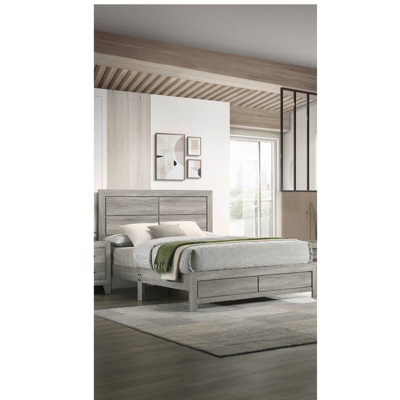 1pc Rustic Robust Platform Youth Bed