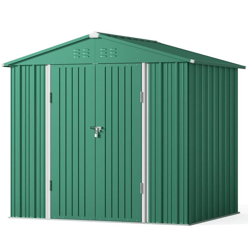 Metal Steel Tool Shed Storage House, Outdoor Tool Shed, Garden Storage Shed with Waterproof and UV Resistant