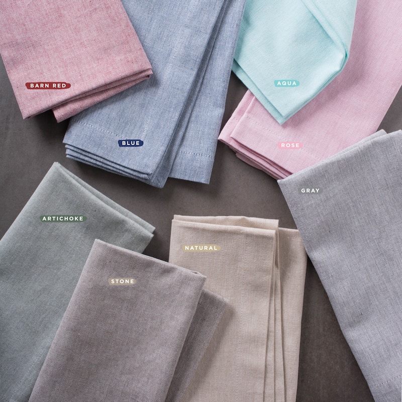 Design Imports Solid Chambray Table Runner (0.25 inches high x 14 inches wide x 72 inches deep)