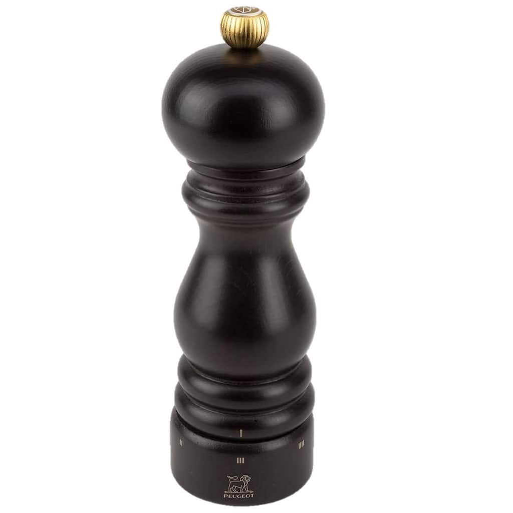 Peugeot Paris u'Select Zirlion Salt Mill, Chocolate, 7 inch, Adjustable Grind