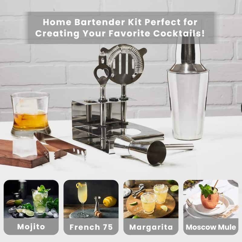 Professional Grade Barware Tool Gift Set Bartender Kit Drink Making Tools - Various Sizes Available