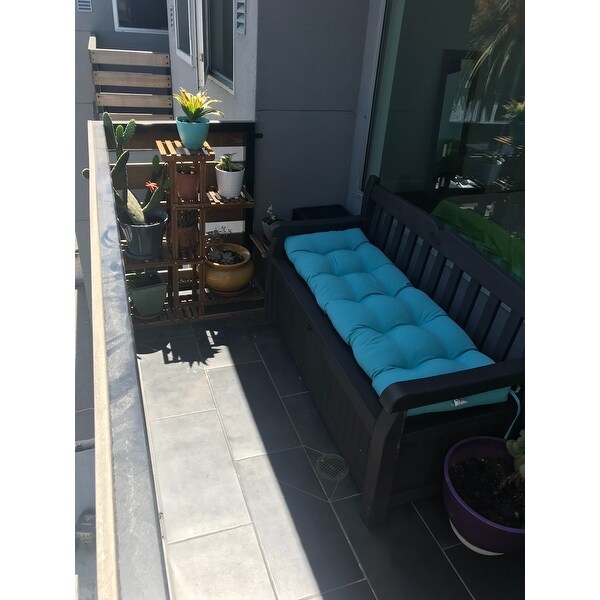 Shop Keter Eden All Weather 70 Gallon Brown Resin Storage Bench