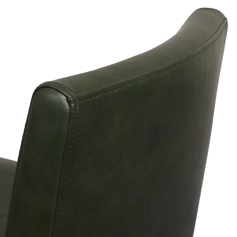 Oliva Full-Grain Italian Leather Dining Chair