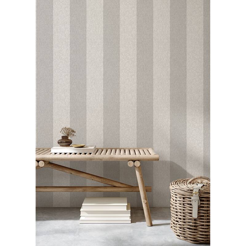Fine Decor Finn Grey Chevron Stripe Wallpaper