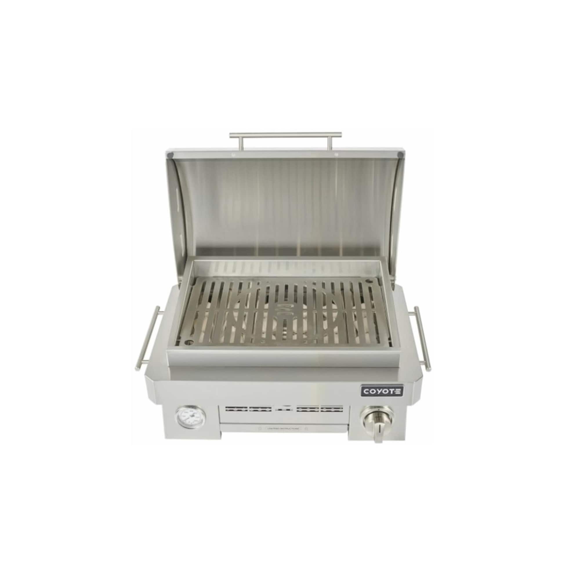 Coyote Portable Grill - Infinity burner up to 20K BTU - LP Gas - Bed