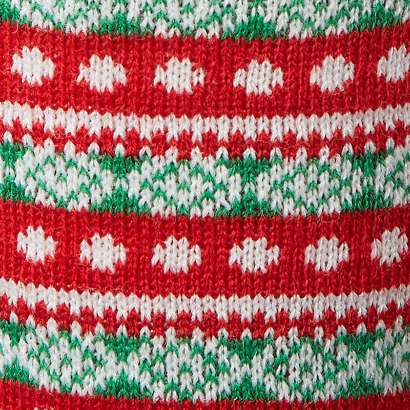 Fair Isle Knit Sweater Covered Bone China Dishwasher Safe Mug, 18.0 oz