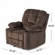preview thumbnail 14 of 19, Christopher Knight Home Gannon Fabric Reclining Glider Club Chair