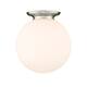 Option Satin Nickel / Matte White