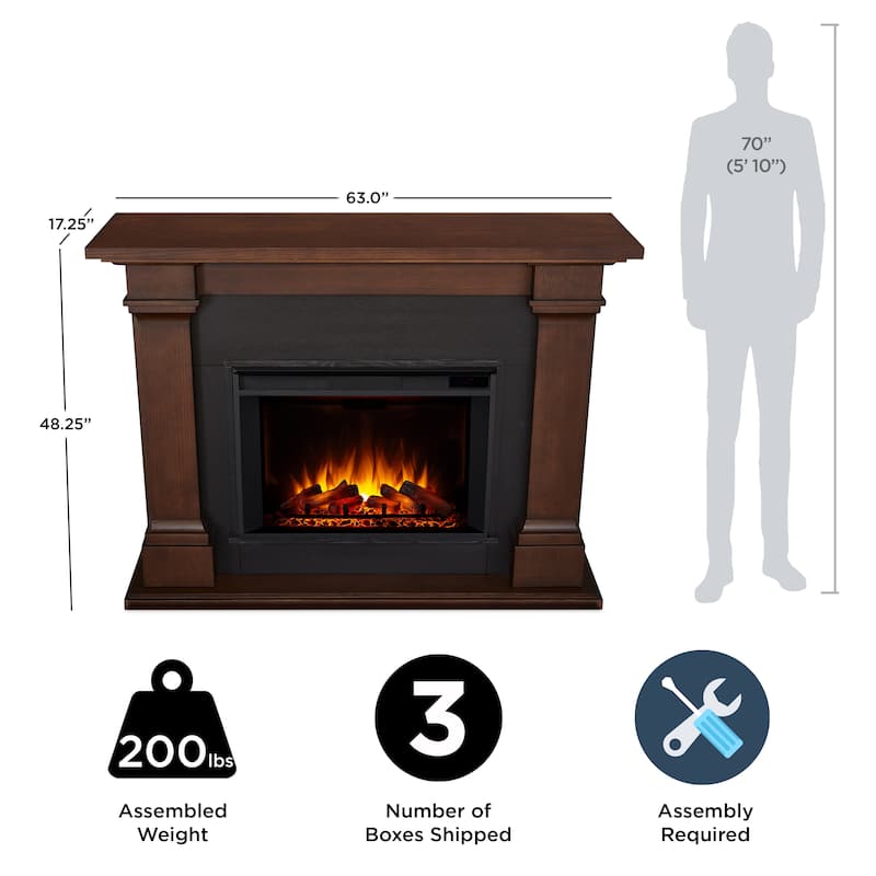 Callaway 63" Electric Grand Fireplace by Real Flame