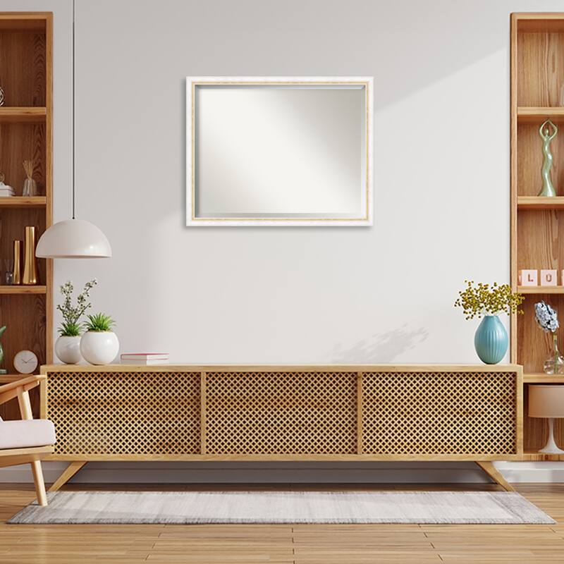 Morgan Beveled Wood Framed Wall Mirror