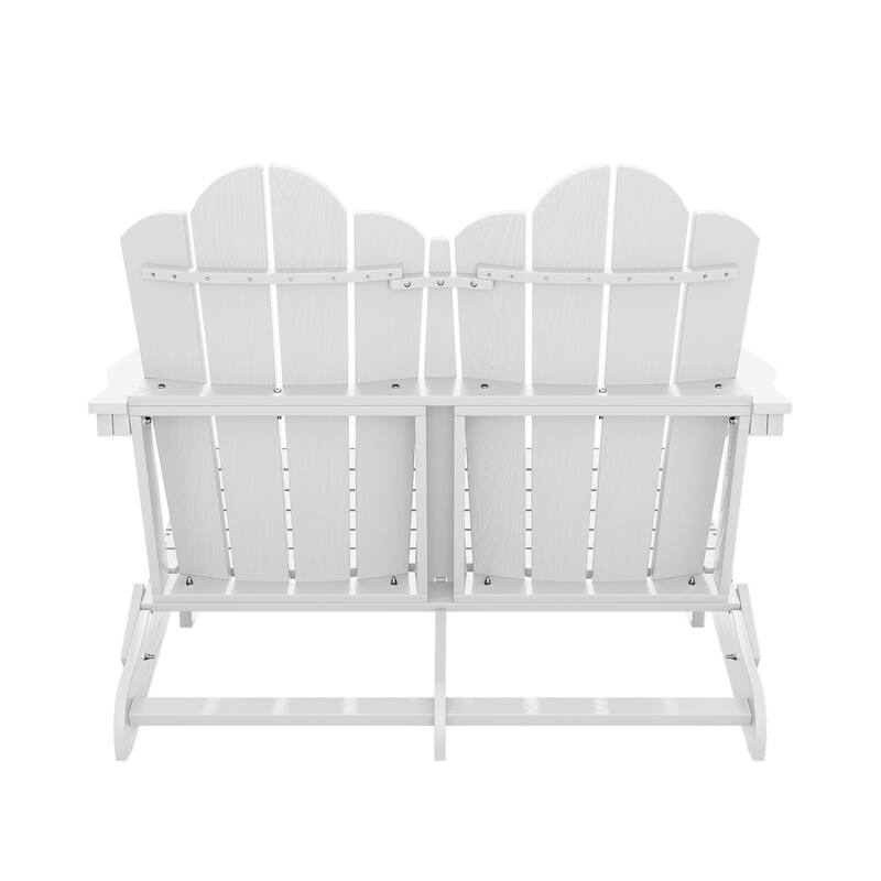 Outdoor HDPE Foldable Patio Loveseat