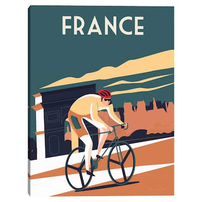 France Canvas Art Print