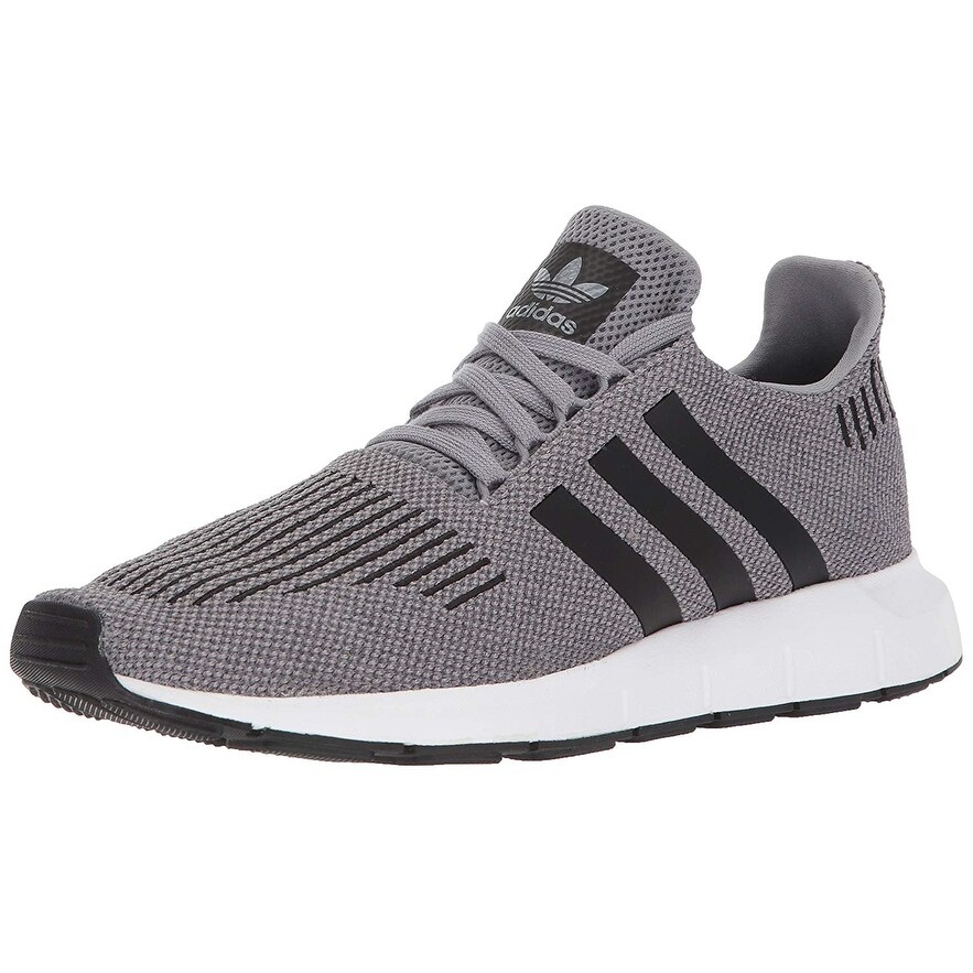 Adidas Mens Swift Run Canvas Low Top Lace Up Running Sneaker