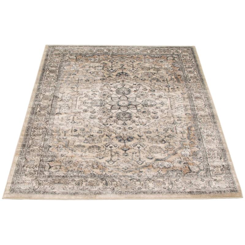 ECARPETGALLERY Oregon Tabriz Traditional Rug