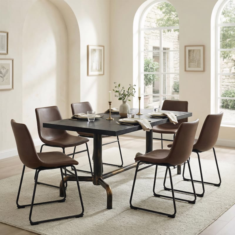 Neum Dining Table Black - Black