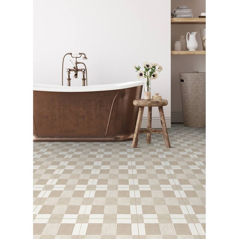 FloorPops Richmond Peel and Stick Floor Tiles