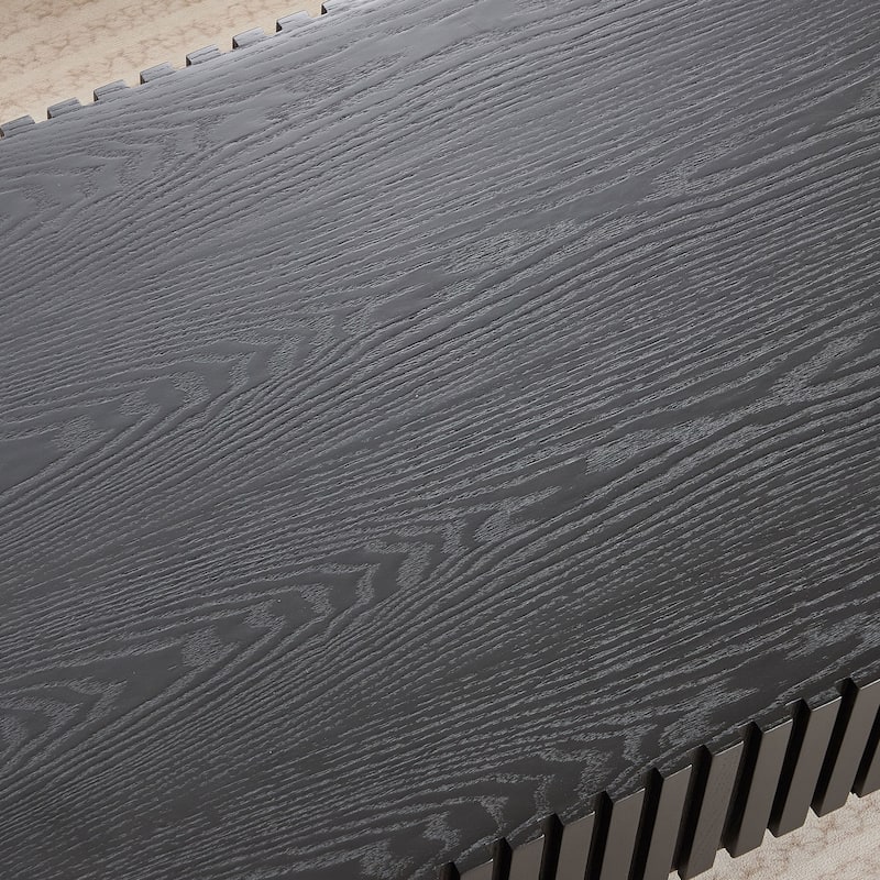 GDF Studio - Montville Modern Oval Wood Drum Coffee Table