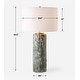 preview thumbnail 8 of 6, Uttermost Meltdown Ivory Teal Table Lamp - 28.5'' H X 16'' W X 16'' D