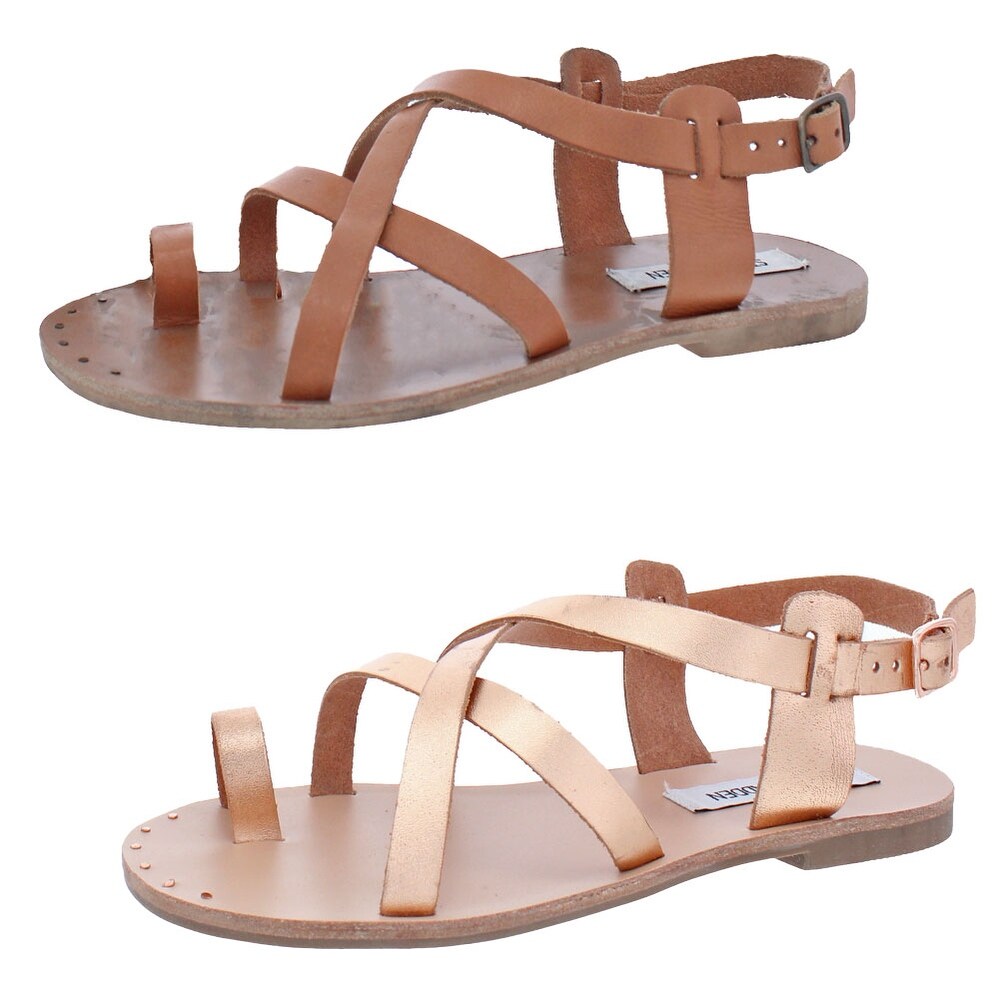 steve madden jammin strappy flat sandal