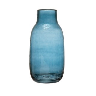 Glass Vase, Blue