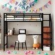 preview thumbnail 14 of 22, Multifunctional Design Twin Size Loft Bed with Built-in Desk