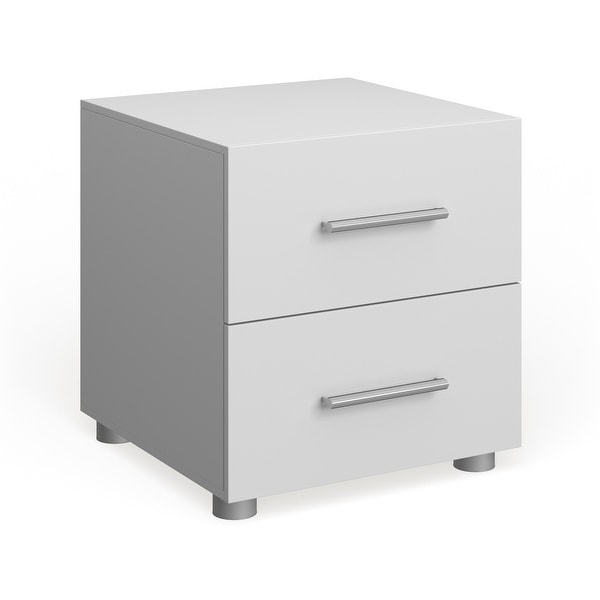 Porch & Den Angus Foiled 2-drawer Nightstand