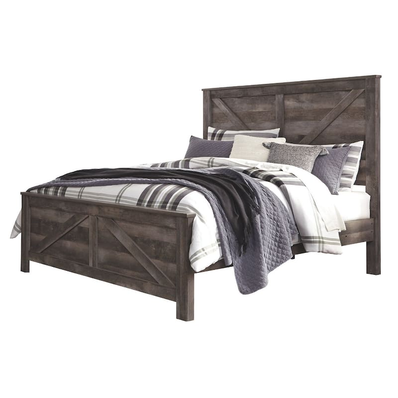 Wynnlow Cross-Buck Panel Bed.