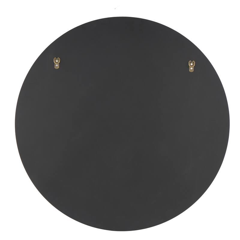 Wood Round Tinted Wall Mirror - Purple, Blue or Beige - Roche River Decor
