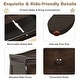 preview thumbnail 31 of 29, Baby Changing Table Infant Diaper with 3 Drawers and Safety Belt-Brown - 35.5" x 23" x 39" (L x W x H)