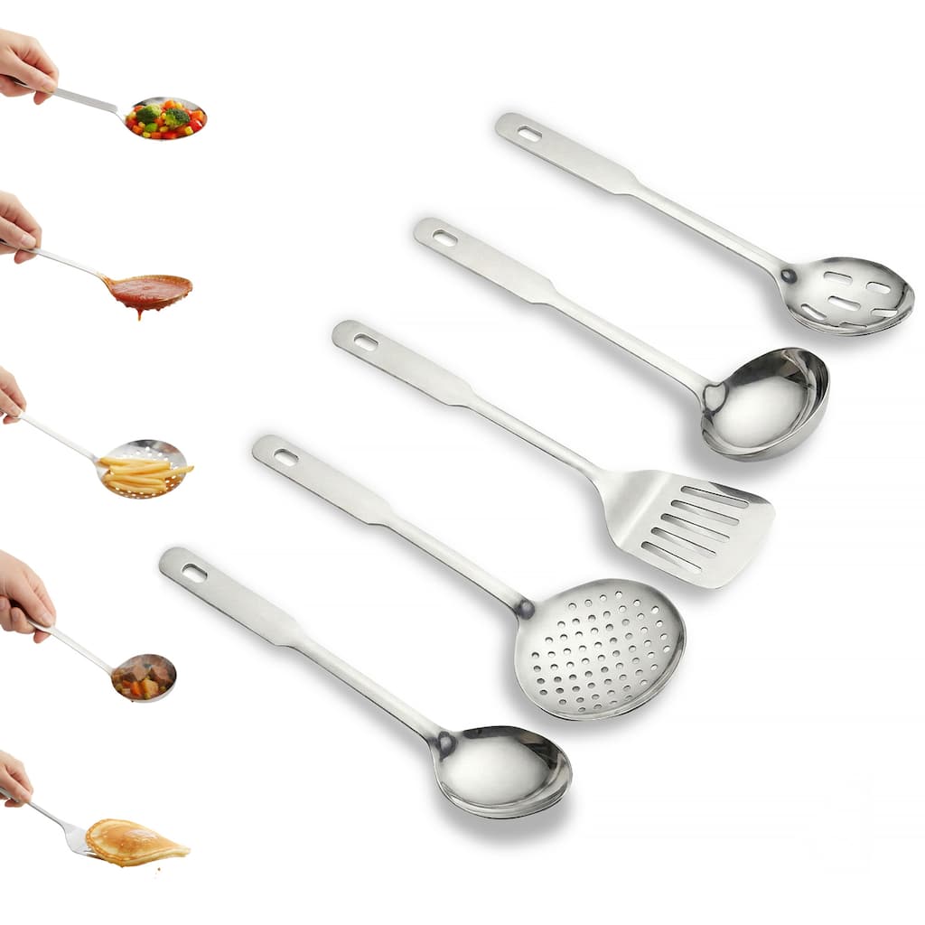 Amco 5 Piece Utensil Set - 14 in