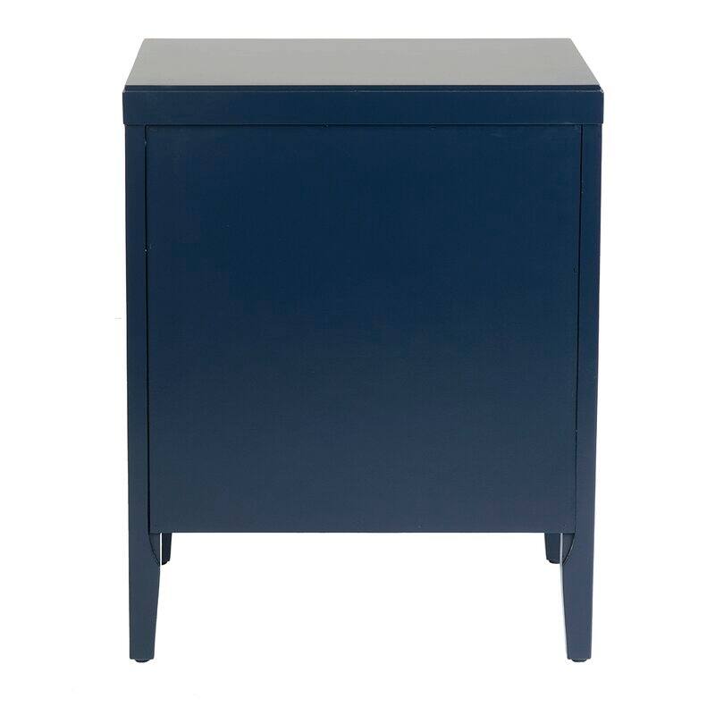 East at Main Painted Acacia Wood 3-Drawer Nightstand