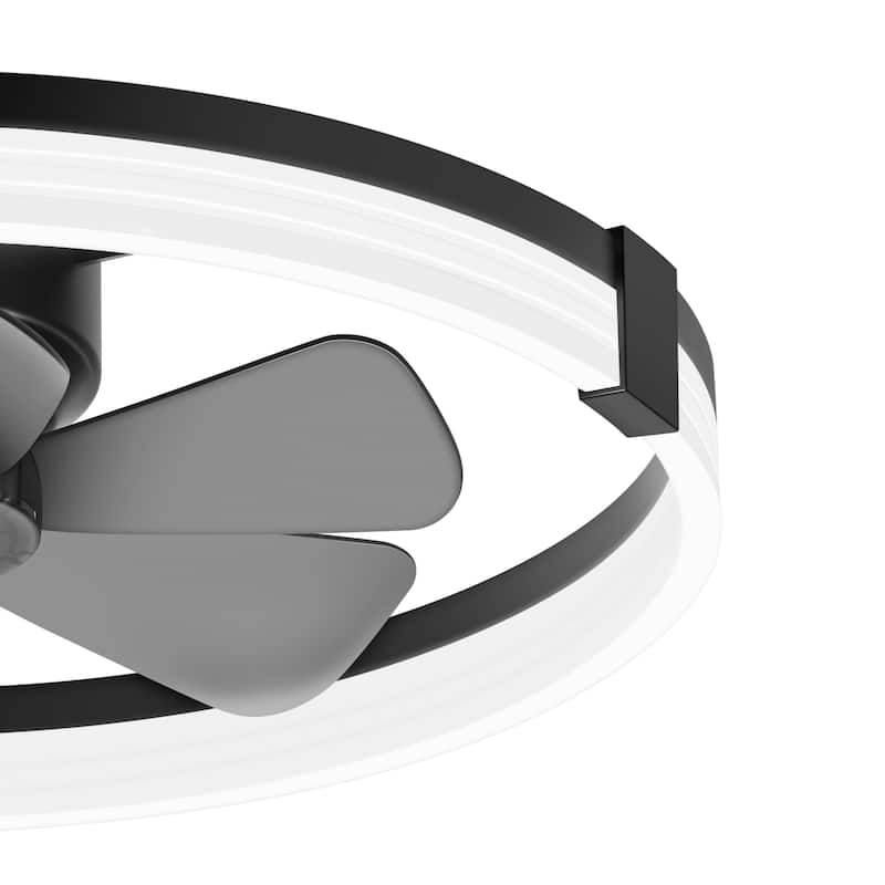 20"/23" Low Profile Dimmable Smart Ceiling Fan with Lights and Remote(6/7 ABS Blades)