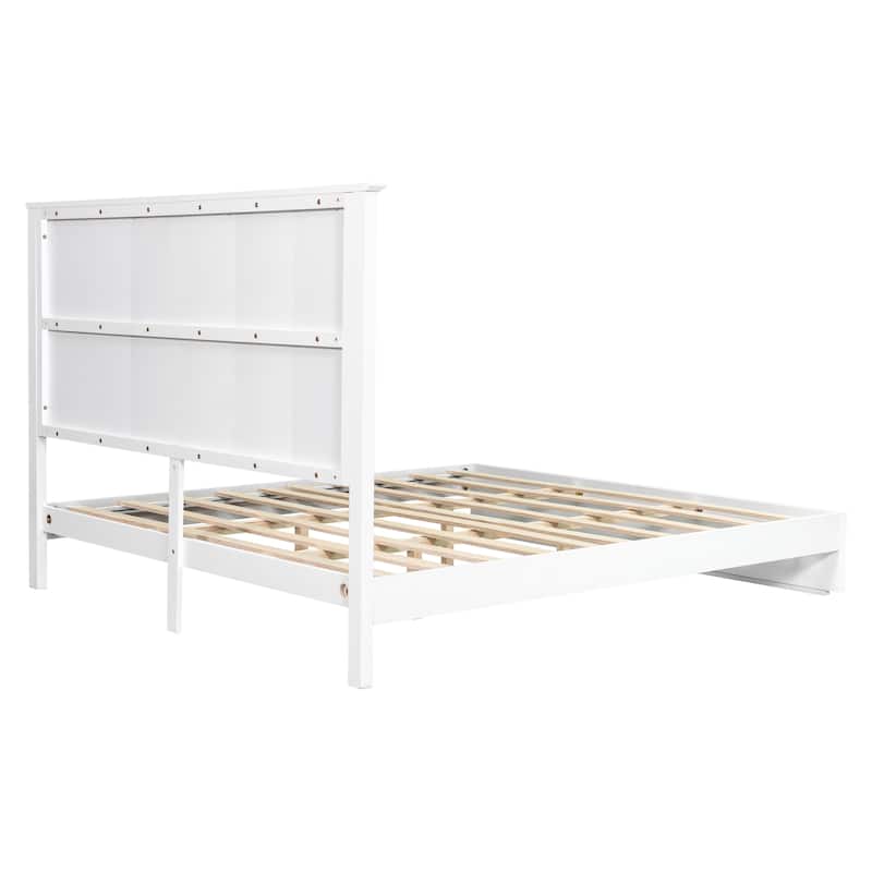 Christopher Knight Home - Brookhaven Modern Wooden Panel Bed with Vertical Slat Headboard