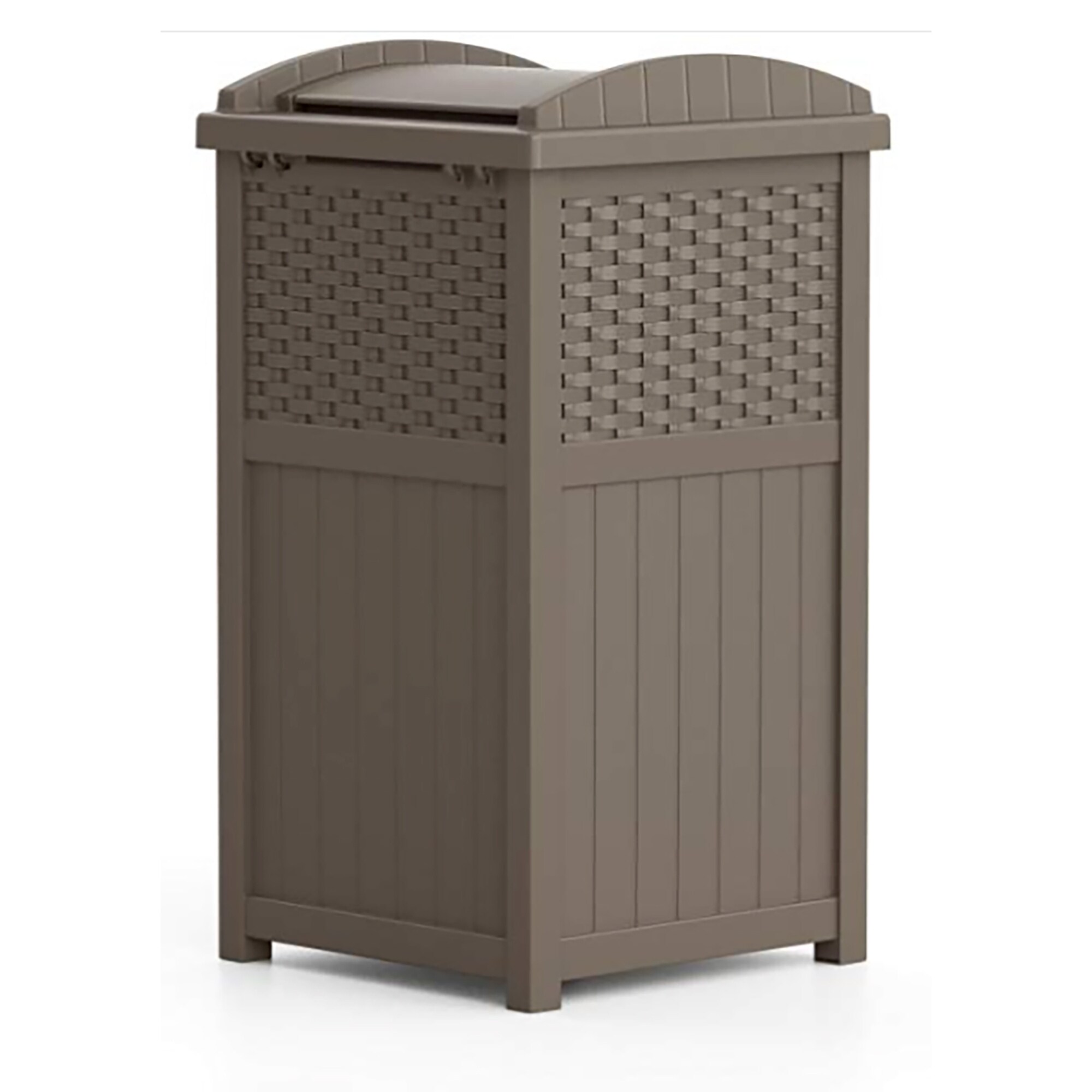 Superio Kitchen Trash Can 13 Gallon with Swing Lid, Plastic Tall Garbage  Can Outdoor and Indoor, Large 52 Qt Recycle Bin and Waste Basket for Home