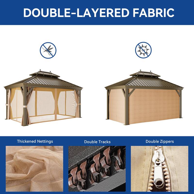 Outdoor Metal Canopy Gazebo Bed Bath & Beyond 39681876