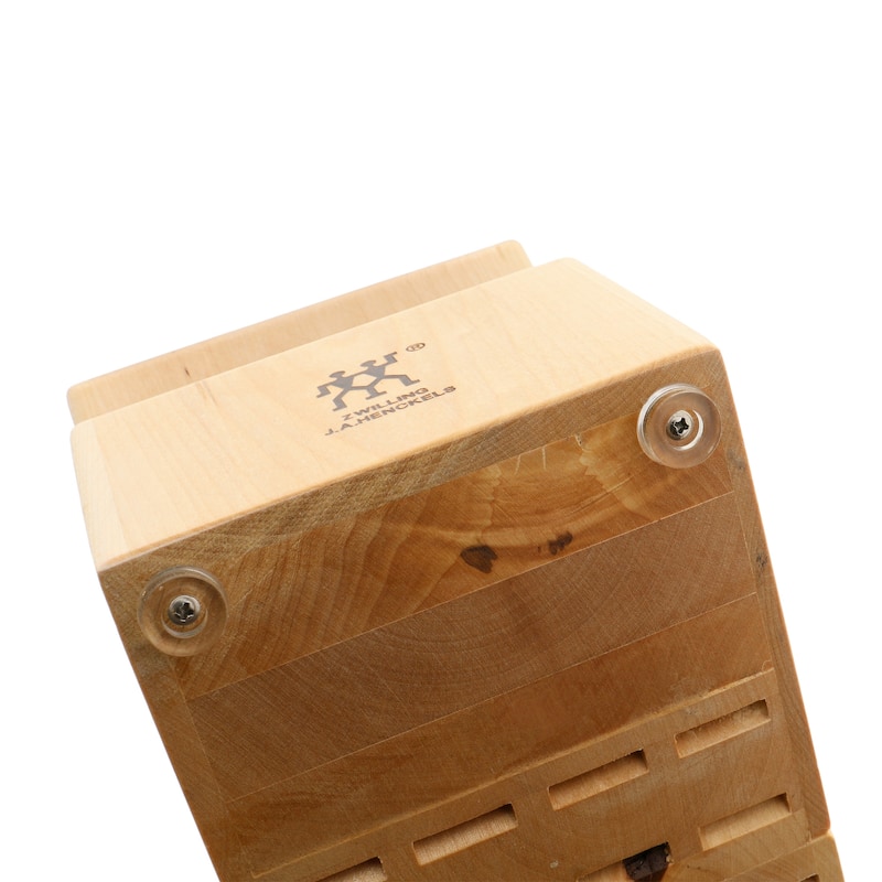 ZWILLING 20-slot Hardwood Knife Block - Natural